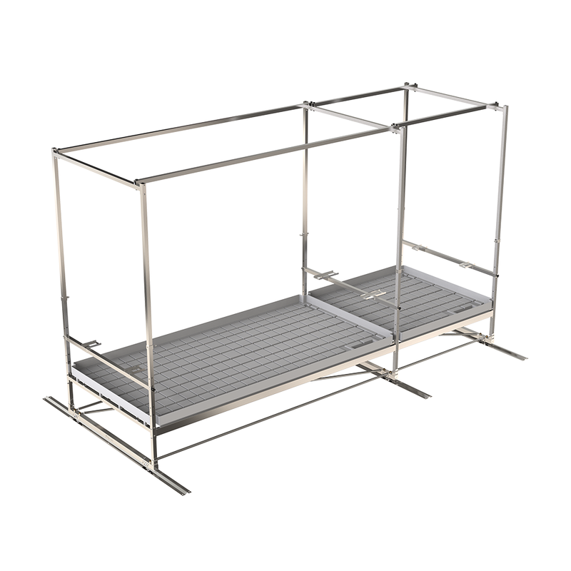 Space Saving Greenhouse Rolling Grow Table