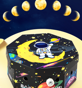 DIY kiti ay fazı değişikliği gösterici modeli çocuklar kök öğretici oyuncaklar kök oyuncaklar - Product Image 4