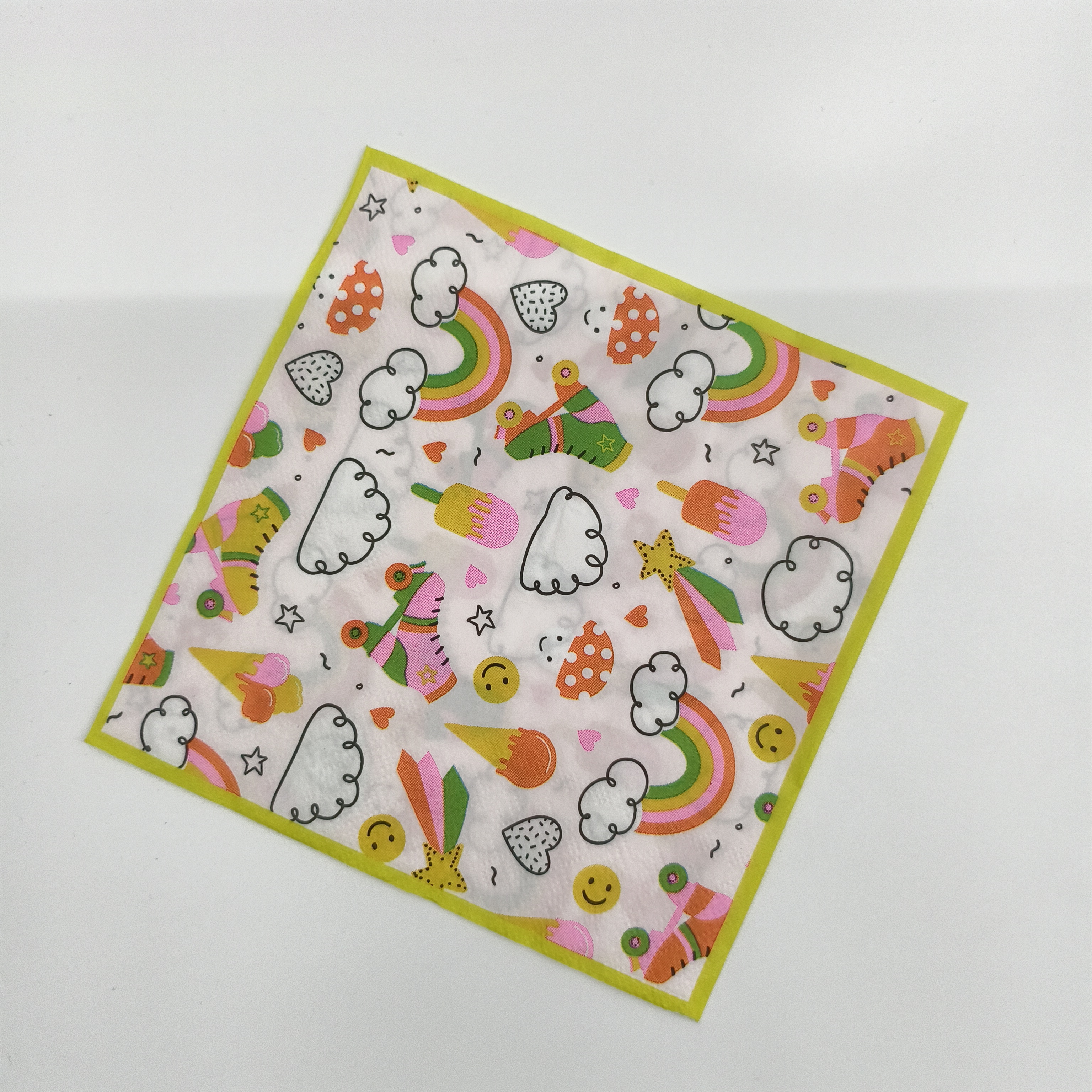 Serviette jaune * 16 pièces