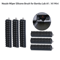Aksesoris Printer 3D 3pcs Sikat Silikon Pembersih Nozzle untuk Membersihkan Filamen untuk Bambu Lab A1 / A1 Mini