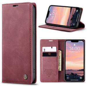 Funda tipo Cartera de cuero para tarjetas magnéticas para iPhone 16E 16 <span class=keywords><strong>pro</strong></span> Max <span class=keywords><strong>15</strong></span> Plus Flip Plain <span class=keywords><strong>Book</strong></span> Pocket Stand Phone Cover - Product Image 5