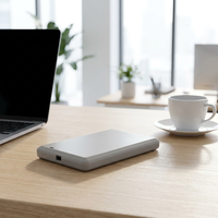 Estación Emisora de Transpondedores Inteligentes de Estado Sólido Compacta, Lector USB RFID con Diagnóstico LED de Doble Color para Control de Acceso Empresarial