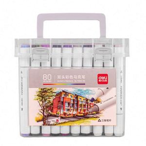 Marqueurs d'art à pointe effaçable sur tableau blanc, encre à base d'eau, ensemble de couleurs textiles foncées, double pointe pour écriture et dessin, personnalisables en gros - Product Image 1