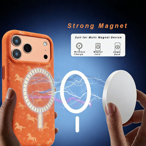 Funda de Teléfono Zenos Elegante de Cuero PU y Gamuza con Patrón Magnético, Hecha a Mano, Premium, Nuevo Lanzamiento para la Serie [Insert Series Name Here], Regalo Empresarial - Product Image 3