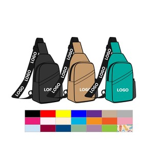 Custom Sublimation Printing Teens Crossbody Chest Pack Boy Girls Street Wear Fashion Over Shoulder Sling <strong>Bag</strong>