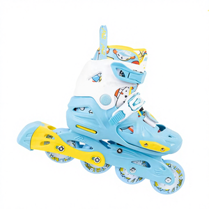 Patines en Línea Profesionales de 4 Ruedas para Niños, Equipo de Protección de Alta Calidad para Exteriores, Talla Ajustable para Niños - Product Image 4