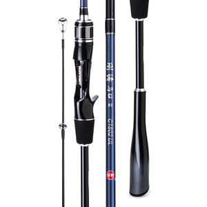 Canne à pêche Guangwei Gangtao Lure Rod ML Action 2 sections en fibre de carbone 1,8M 2,4M pour la pêche en mer et en eau douce - Product Image 3
