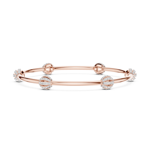 Luxury Lab Grown Diamond <b>Bracelet</b> for Women Rose Gold Elegant Designer Fine Jewelry Stylish Fashion Gift - Product Image 3