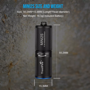 Lanterna Mini2s Cute IP68 à Prova D'Água com USB, 220LM Brilhante, Recarregável, de Alumínio, EDC Portátil para Uso Externo - Product Image 4