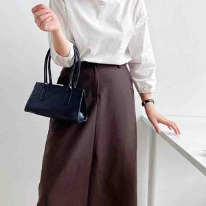 Nueva moda Popular Simple Color sólido compras diarias viaje clásico señoras cocodrilo Pu bolsos de cuero bolso de mano - Product Image 1