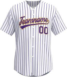 Ensembles de maillots d'équipe de baseball personnalisés uniformes sportifs avec nom imprimé et numéro évacuant l'humidité antibactérien unisexe pour adultes - Product Image 1