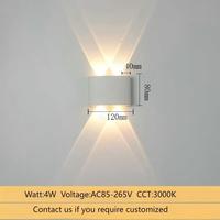 Applique murale LED carrée étanche IP65 avec diffuseur en polycarbonate - Éclairage haut/bas 3000K, construction en aluminium durable pour extérieur