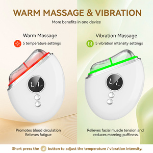 Appareil de beauté pour le visage à usage domestique, masseur facial anti-rides, soin de la peau, lifting du visage, masseur facial Guasha - Product Image 5