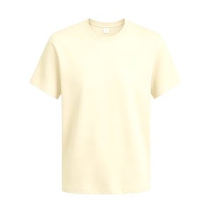 T-shirt à col rond pour homme, taille US, manches courtes, 100% coton, coupe classique, uni, tricoté, décontracté - Product Image 5