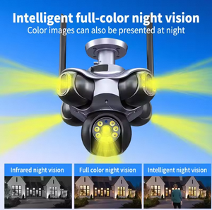 25mp năm màn hình <span class=keywords><strong>Wifi</strong></span> máy ảnh năm ống kính CCTV an ninh ip <span class=keywords><strong>camera</strong></span> video giám sát 720 ° <span class=keywords><strong>PTZ</strong></span> <span class=keywords><strong>camera</strong></span> an ninh nhà - Product Image 2