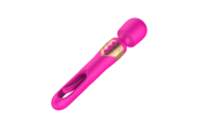 Jouet sexuel magnétique USB OEM pour femmes, 2 en 1, vibrateur vibrant, bâton AV