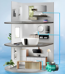 <span class=keywords><strong>Pompe</strong></span> de circulation PUN à amorçage automatique, haute pression, grand débit, en fonte, résistante à 130°C, avec moteur en cuivre, pour eau chaude et froide - Product Image 4