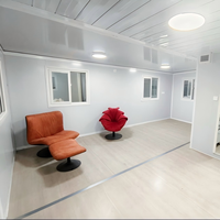 Maison préfabriquée modulaire extensible de 20 pieds ou 30 pieds, facile à installer, mobile, personnalisable, type conteneur, mini-maison