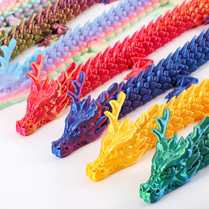 Modello di Drago Cinese Stampato in 3D della <span class=keywords><strong>Mitologia</strong></span> Orientale, Decorazione Tradizionale Feng Shui, Collezione Culturale, Regalo per Amanti dei Draghi, Vendita all'Ingrosso - Product Image 3