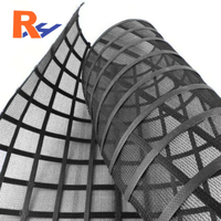 Filet de sécurité ignifuge robuste pour échafaudage, maille de protection pour la construction (noir, rouge, bleu)