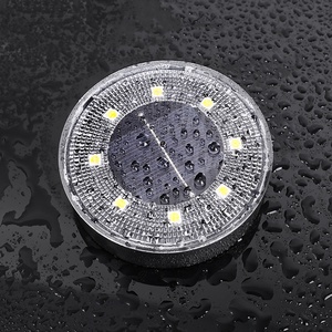 Lámpara Solar de Disco para Exteriores, Nueva Luz Solar para Suelo, Impermeable, para Terraza, Jardín y Decoración - Product Image 2