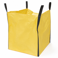 Sac de stockage FIBC géant en polypropylène tissé (PP) pour déchets de construction, aménagement paysager et jardinage, 6 et 3 yards, avec impression gratuite