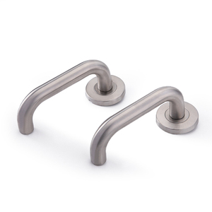 EN1906 Tay Nắm Khóa Cửa Rỗng Bằng Thép Không Gỉ Kiểu Châu Âu Cho Cửa Kim Loại Thương Mại - Product Image 4