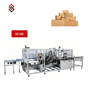 เครื่องประกอบกล่องอัตโนมัติ SD-300 แบบดันด้านข้าง พร้อมบรรจุและปิดผนึกในเครื่องเดียว สำหรับอุตสาหกรรมเคมีภัณฑ์ประจำวัน - Product Image 1