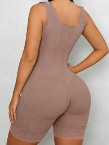 1 pièce Body sculptant colombien pour femme, effet gainant, contrôle ferme, rehaussement des fesses, amincissement des cuisses, en polyamide - Product Image 4