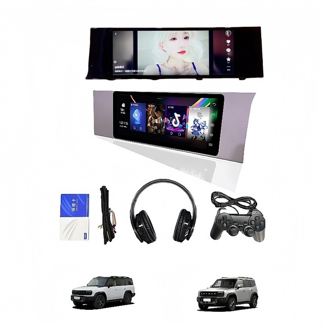 Shanghai T2 Co-Pilot 12.3 " HD Large Screen Auto Accessory Jet Traveler Carplay Entertainment USB Connection Amplifier Function