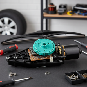 Engranaje de reparación del motor del limpiaparabrisas de la ventana trasera compatible con BMW 1 Series E81 E82 E87 E88 - Product Image 3
