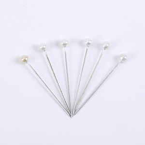 Alfileres redondos de cabeza de perla para manualidades de costura, decoración de boda - Product Image 4