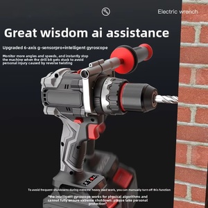 Perceuse à percussion sans balais à couple élevé de 180 N.m, mandrin de 13 mm, perceuse électrique de 1500 W, compatible avec la batterie <span class=keywords><strong>Makita</strong></span> 18 V - Product Image 2