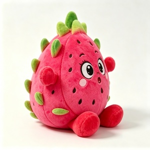 Peluche de Pitaya Personalizado, Adorable Peluche de Fruta Rosa con Púas Verdes, Suave y Esponjoso - Product Image 5