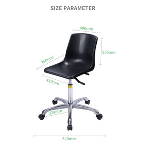 S04 XBY Adjustable Rotating Ergonomic Laboratory Chairs Anti-Static <strong>Work</strong> <strong>Stool</strong> for Factory Workshop Hospital Lab School Cleanroom - Product Image 2