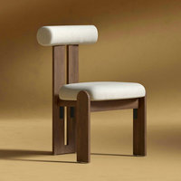 Chaise en bois en caoutchouc de meubles de salle à manger de conception japonaise classique avec des chaises de salle à manger d'hôtel de restaurant commercial de boucle pour des événements