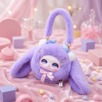 Sac à main en peluche PVC authentique BB3 Frozen, style Lolita, mignon, en boîte mystère, collectionnable, sac bandoulière, échelle 1/72, original, best-seller