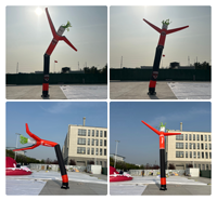 Danseur gonflable géant personnalisé, figurine publicitaire gonflable agitant les bras