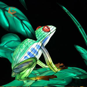 JNZ2237 Lanterne Tradizionali Cinesi Personalizzate per Festival all'Aperto con LED, Spettacolo di Lanterne Floreali, Decorazioni Artistiche per le Festività - Product Image 4