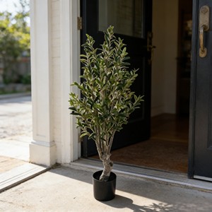 ต้นมะกอกเทียม พลาสติก เป็นมิตรกับสิ่งแวดล้อม ใบไม้เสมือนจริง ทนทาน น้ำหนักเบา รีไซเคิลได้ ใช้ได้ทั้งภายในและภายนอกอาคาร - Product Image 4