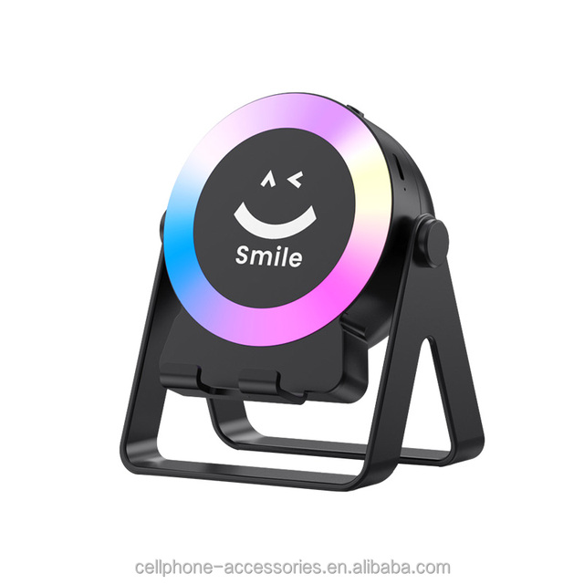 Portable for Audio Player RGB Surround Sound Wireless Induction Speaker Memory Card Home Theatre Quality Battery Powered