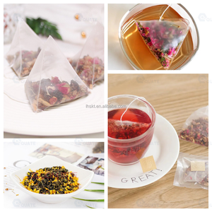 Automatische Ultrasone Nylon Driehoek Theezakje Vul-En Afdichtingsapparatuur Voor Kruidenthee Piramide Theezakje Verpakkingsmachine - Product Image 2