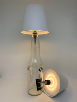Lampe de bouteille de vin créative nordique usb contrôle tactile bouteille de vin veilleuse lampe de table sans fil à piles
