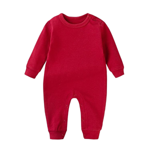Tinta unita bianco pagliaccetto ricamato nome abbigliamento <span class=keywords><strong>per</strong></span> bambini monogramma vestiti <span class=keywords><strong>per</strong></span> neonati manica lunga in cotone - Product Image 4