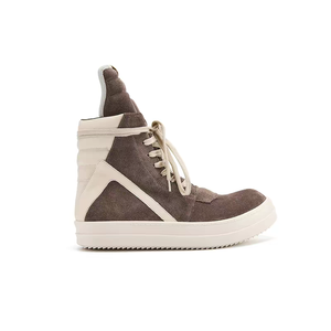 Zapatillas Cleanfit Ro de cuero genuino con triángulo invertido para hombre, botas de caña alta con suela gruesa que aumenta la altura, estilo urbano - Product Image 3