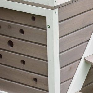 Niche en bois moderne pour chien, abri pour l'hiver, avec fenêtre de porche, maison/extérieur, offre spéciale - Product Image 4