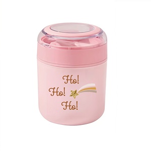 Bán Buôn Tùy Chỉnh Trẻ Em Thép Không Gỉ Cách Điện Thực Phẩm Lọ Bento Hộp Ăn Trưa Với Có Thể Gập Lại Muỗng, BPA FREE 520Ml - Product Image 1