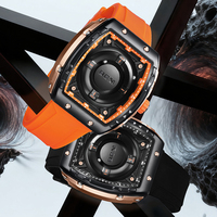 DOM Creative Scrolling Pointer Magnetic Force Relojes de pulsera de cuarzo para hombres Deportes al aire libre Reloj impermeable para hombres Relogio Masculino