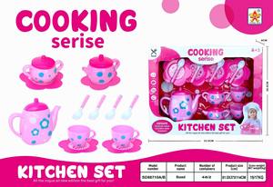 YongnKids <span class=keywords><strong>18</strong></span> pièces mignon Mini thé ensembles de haute qualité en plastique <span class=keywords><strong>cuisine</strong></span> jouets bricolage nouveaux jouets pour filles <span class=keywords><strong>18</strong></span> pièces <span class=keywords><strong>cuisine</strong></span> jouer ensemble thé ensemble - Product Image 4