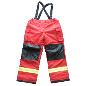 CE Vielseitige Rote Feuerfeste Einsatzkleidung mit Wärmeschutz und Reflektorstreifen für Gefährliche Arbeitsumgebungen - Product Image 5